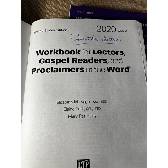 Workbook for Lectors, Gospel Readers & Proclaimers of the Word 2020 & 2022 - Picture 7 of 11